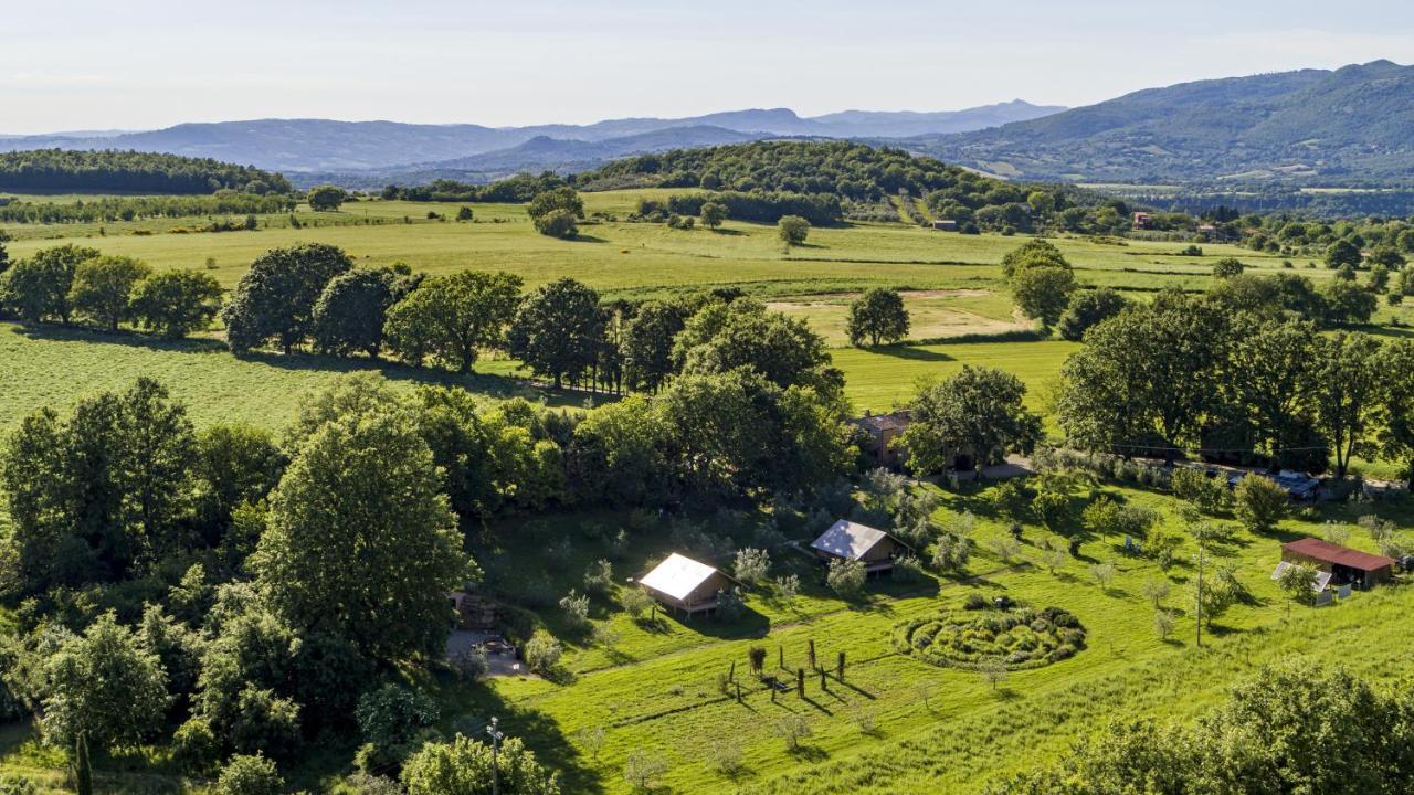 Glamping In Toscana, Luxury Tents In Agriturismo Biologico Sorano  Eksteriør billede