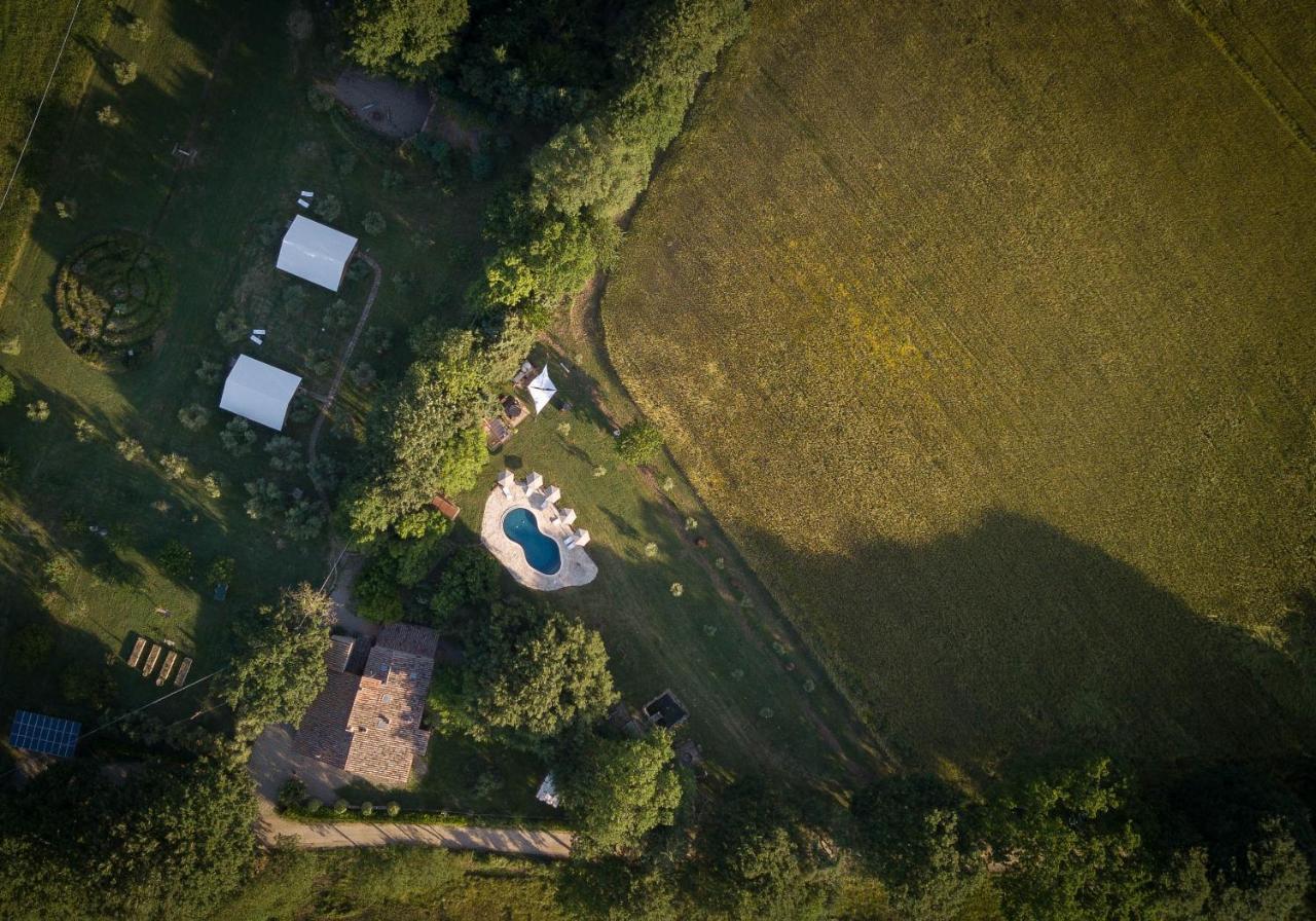 Glamping In Toscana, Luxury Tents In Agriturismo Biologico Sorano  Eksteriør billede