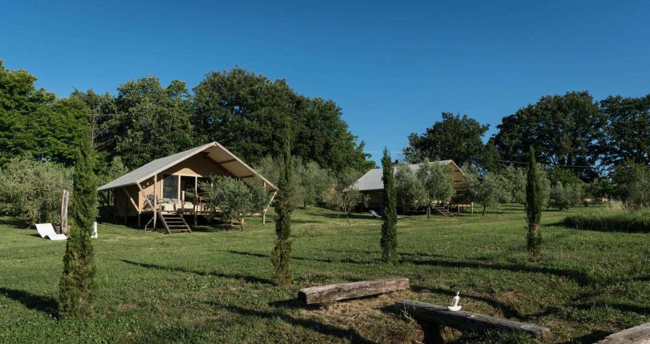 Glamping In Toscana, Luxury Tents In Agriturismo Biologico Sorano  Eksteriør billede