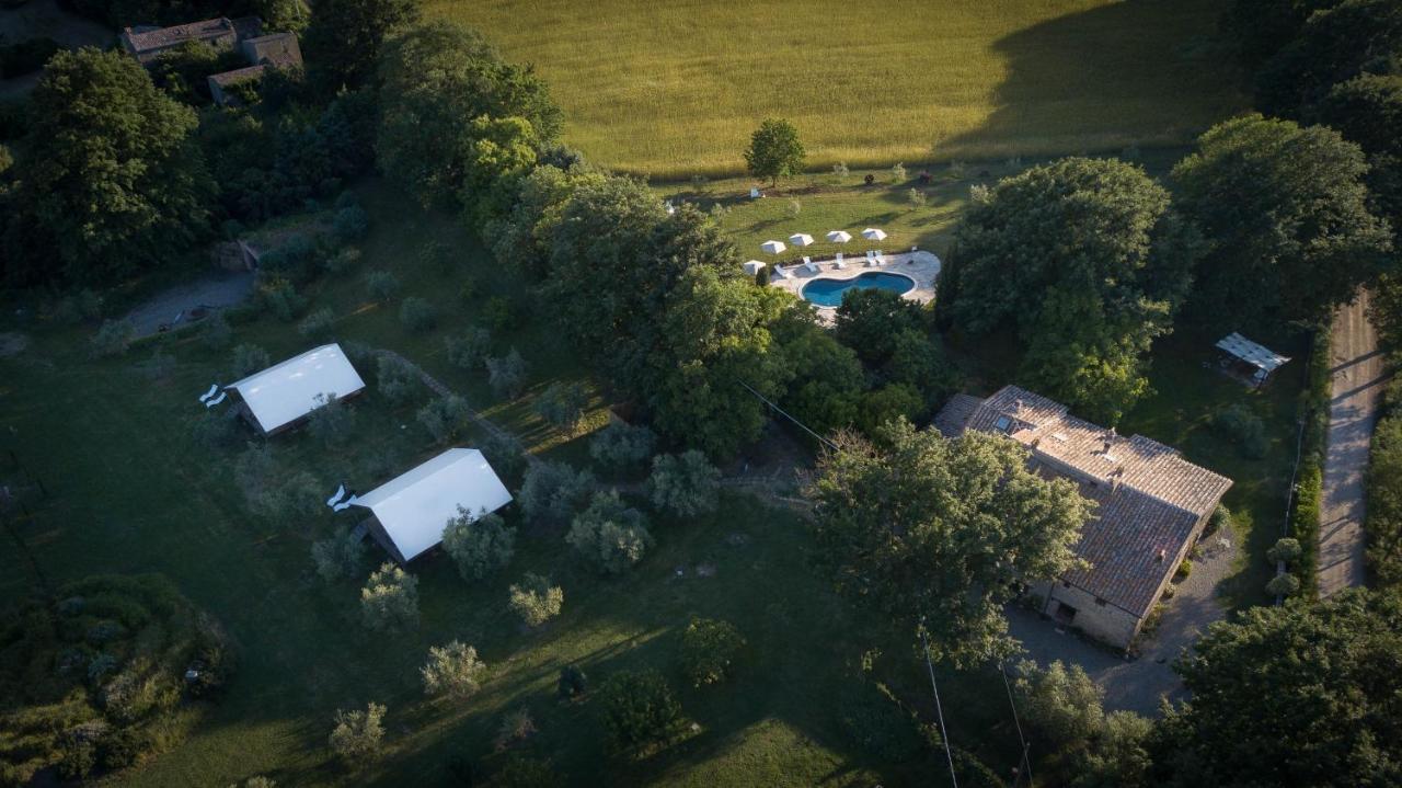 Glamping In Toscana, Luxury Tents In Agriturismo Biologico Sorano  Eksteriør billede