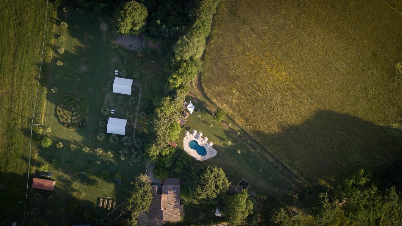 Glamping In Toscana, Luxury Tents In Agriturismo Biologico Sorano  Eksteriør billede