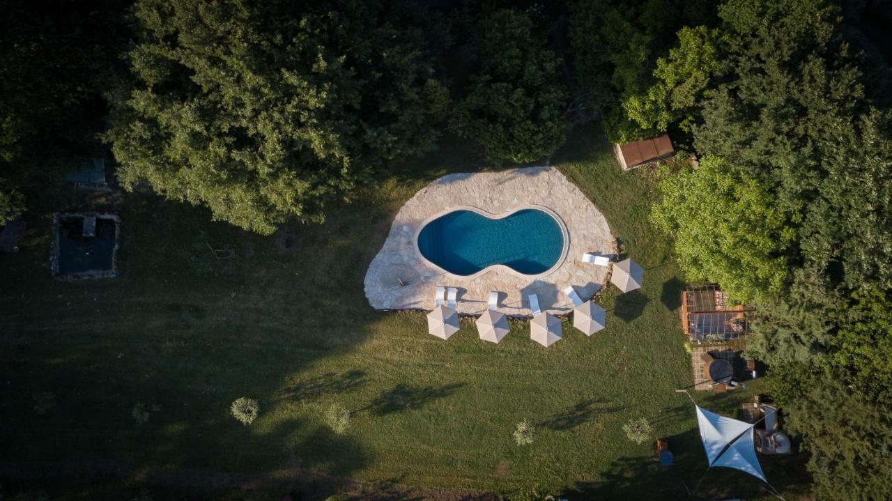 Glamping In Toscana, Luxury Tents In Agriturismo Biologico Sorano  Eksteriør billede