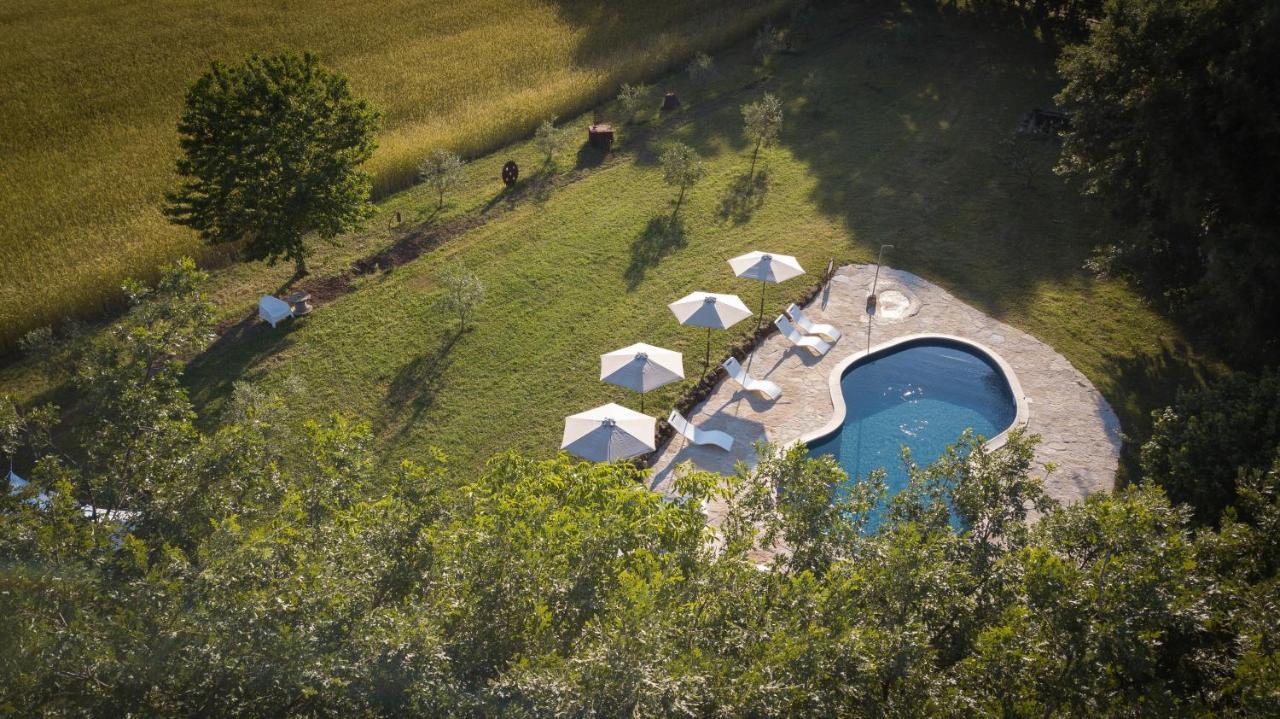 Glamping In Toscana, Luxury Tents In Agriturismo Biologico Sorano  Eksteriør billede