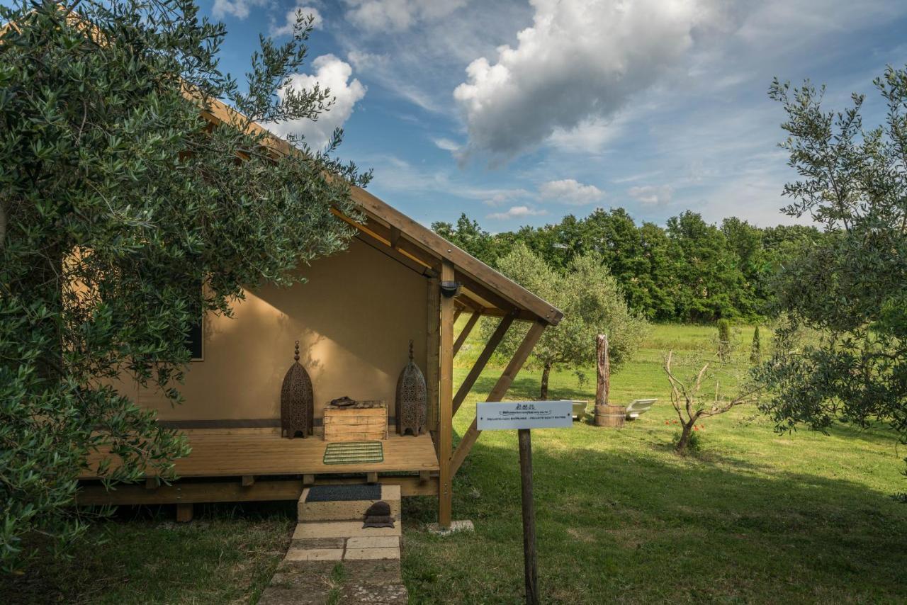 Glamping In Toscana, Luxury Tents In Agriturismo Biologico Sorano  Eksteriør billede