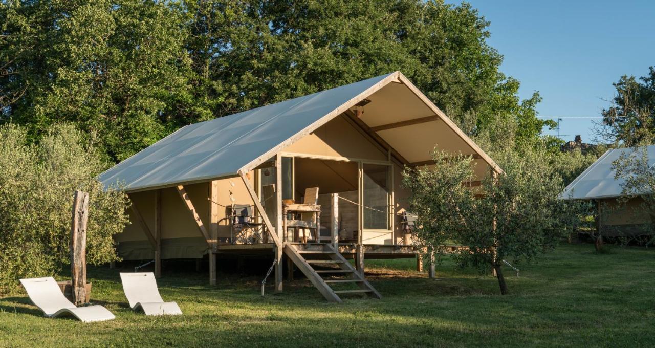 Glamping In Toscana, Luxury Tents In Agriturismo Biologico Sorano  Eksteriør billede