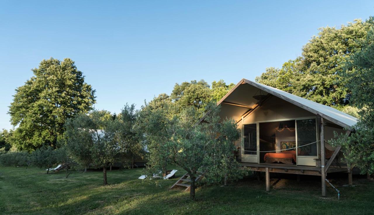 Glamping In Toscana, Luxury Tents In Agriturismo Biologico Sorano  Eksteriør billede