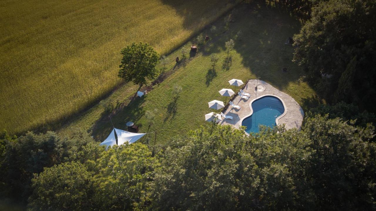 Glamping In Toscana, Luxury Tents In Agriturismo Biologico Sorano  Eksteriør billede